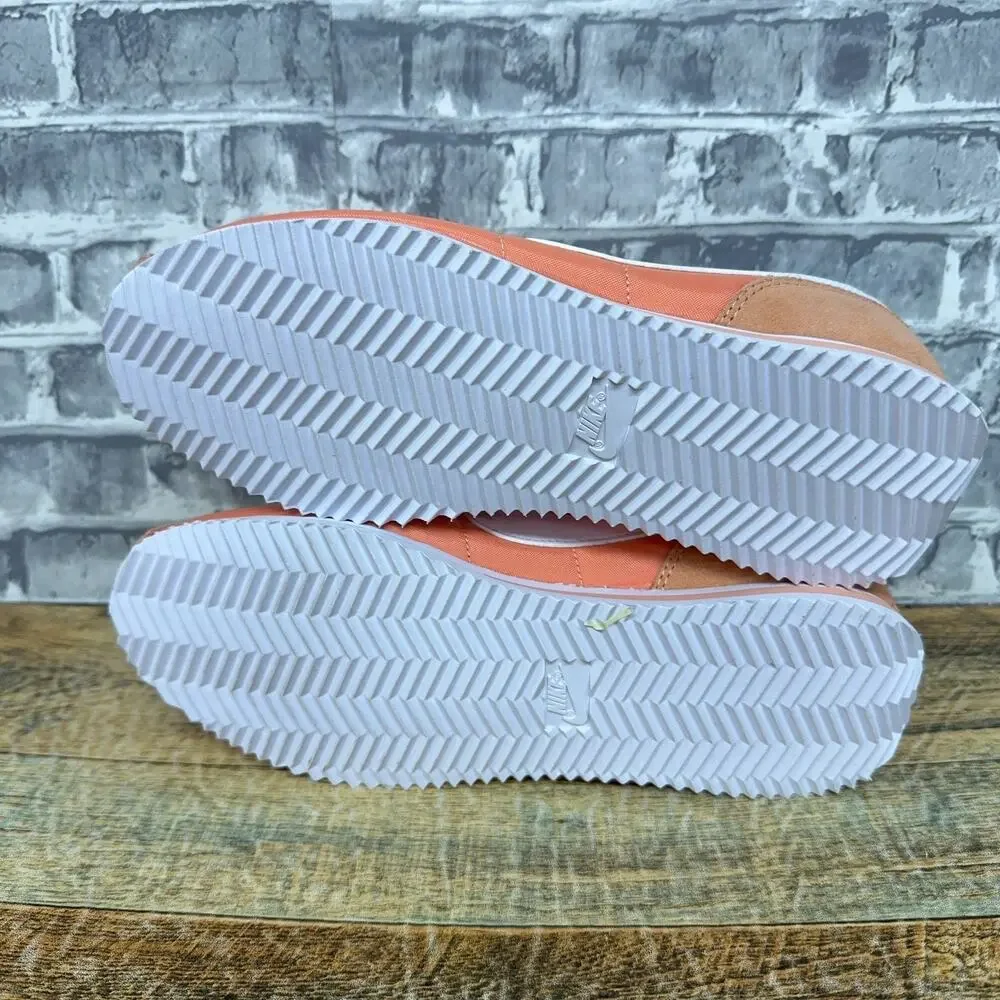 Nike Cortez Low TXT Apricot Orange White IF1615-800 Youth Size 6.5Y / Womens 8